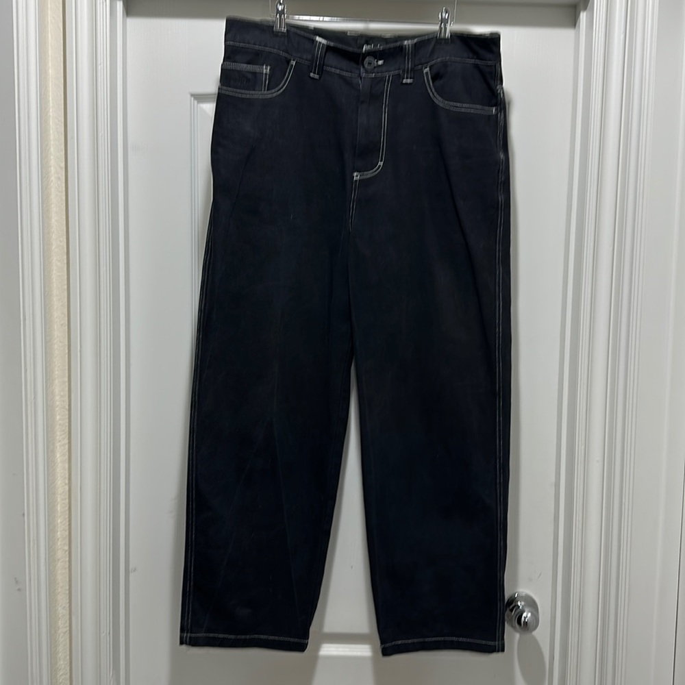 Enjoi Fader Denim Black Pants Size 34